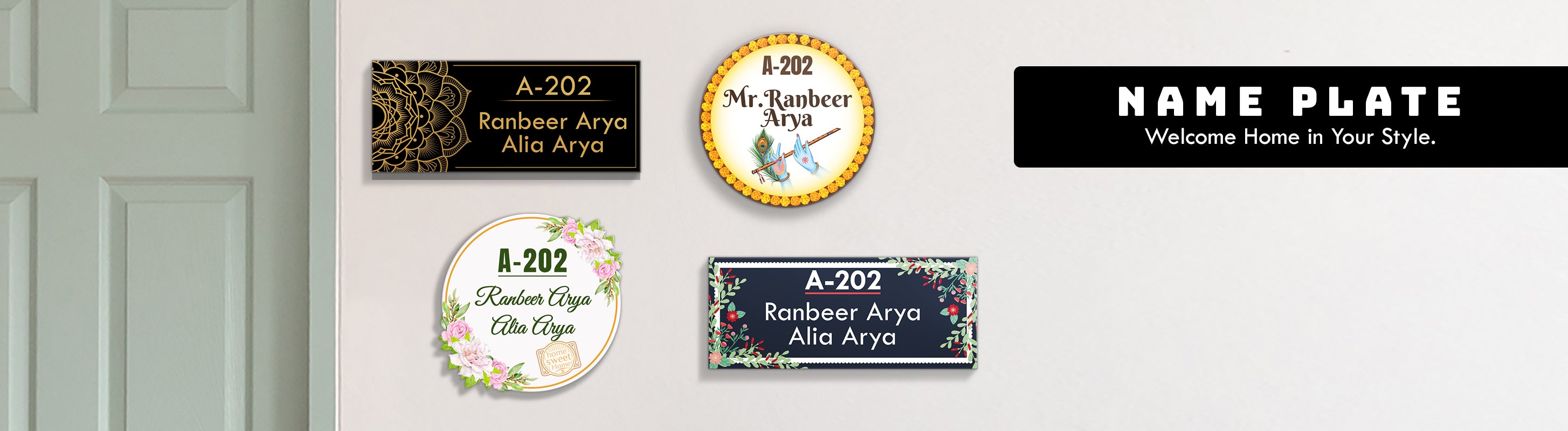 Name Plate Desktop Banner