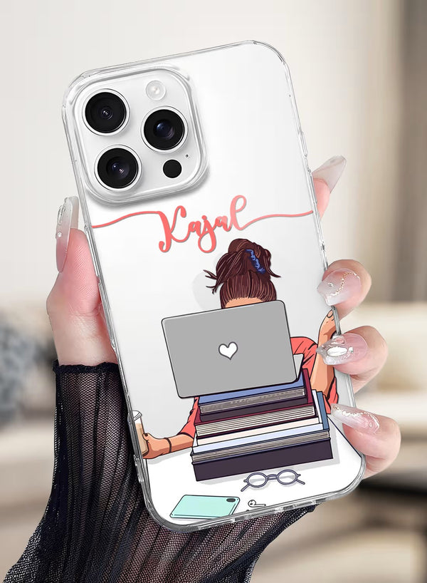 Personalized Student Life Aesthetic Custom Name Phone Cover