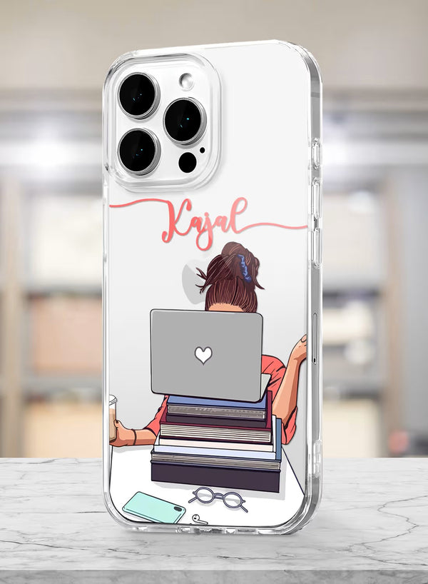Personalized Student Life Aesthetic Custom Name Phone Cover