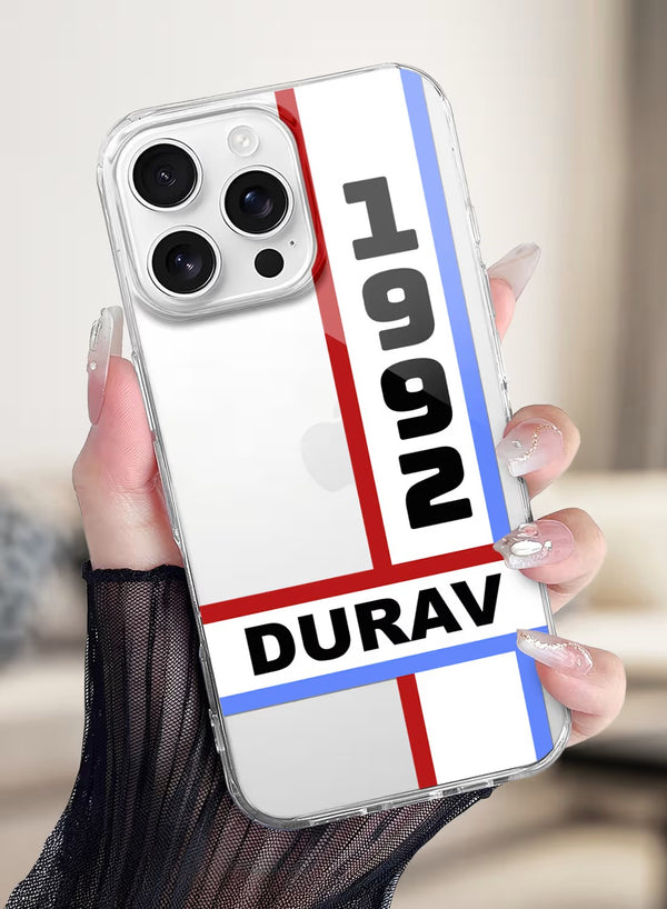 Personalized 1992 Aesthetic Custom Name Phone Cover