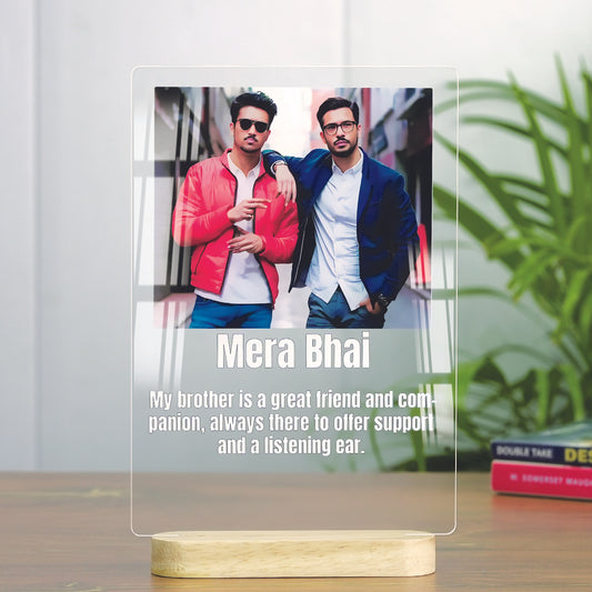 Acrylic Photo Frame with Text and Message