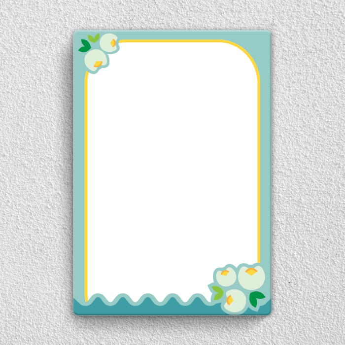 Preview of Personalised couple acrylic wall frame with romantic portrait, arch design and pastel floral border
