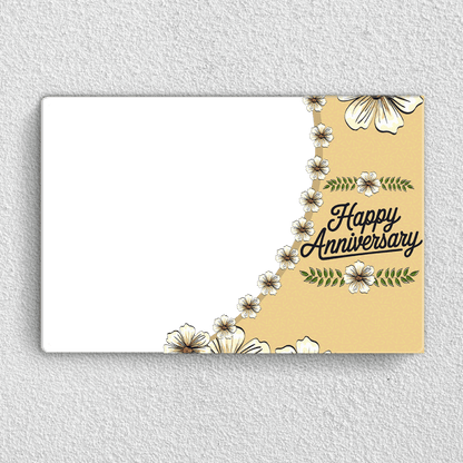 Happy Anniversary Custom Photo Acrylic Wall Frame