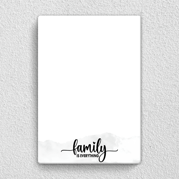 Family Is Everything Portrait Acrylic Wall Frame