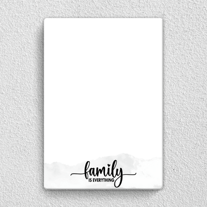 Family Is Everything Portrait Acrylic Wall Frame
