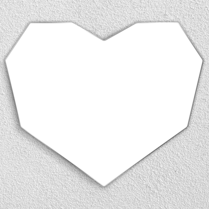 Acrylic Wall Photo Frame - Heart