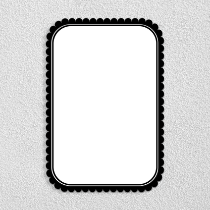 Acrylic Wall Photo Frame – Rounded Portrait