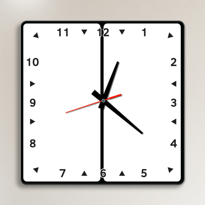 Acrylic Wall Clock- 2 Picture Collage