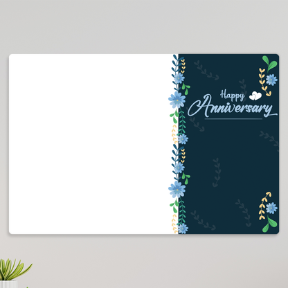 Acrylic Anniversary Wall Photo Frame – Landscape D2
