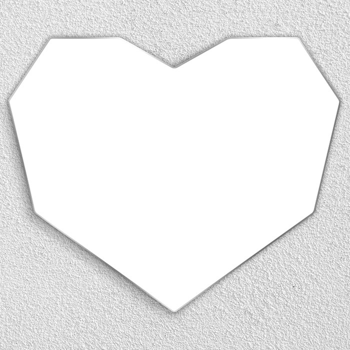 Preview of heart shape acrylic wall photo frame for Anniversary Couple Gift