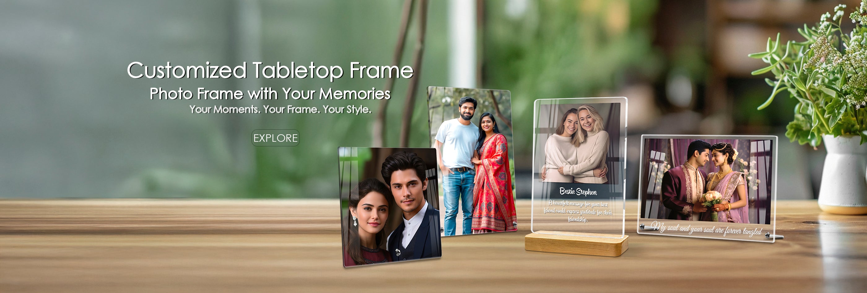 Customized acrylic photo printing Frame – stylish gift idea from Fashionury