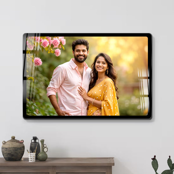 Acrylic Wall Photo Frame – Black Landscape