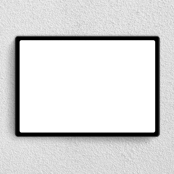 Preview of landscape with black border acrylic wall photo frame 