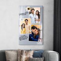 Acrylic Paper Effect Design Photo Frame – Portrait D2
