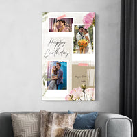 Acrylic Paper Effect Design Photo Frame – Portrait D3