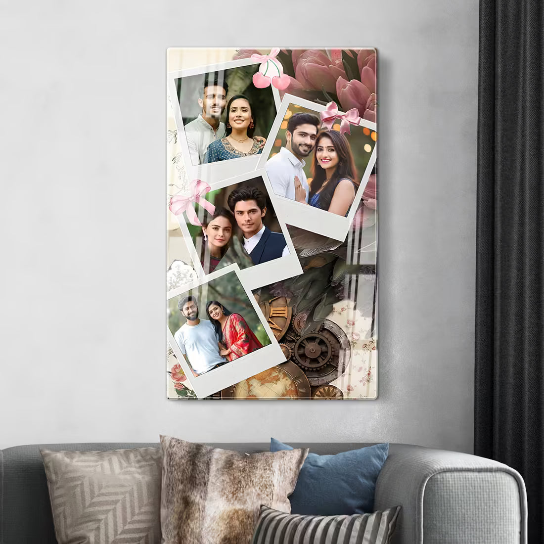 Buy Online Fashionury Photo Frame Acrylic Paper Effect Design Photo Frame – Portrait D4