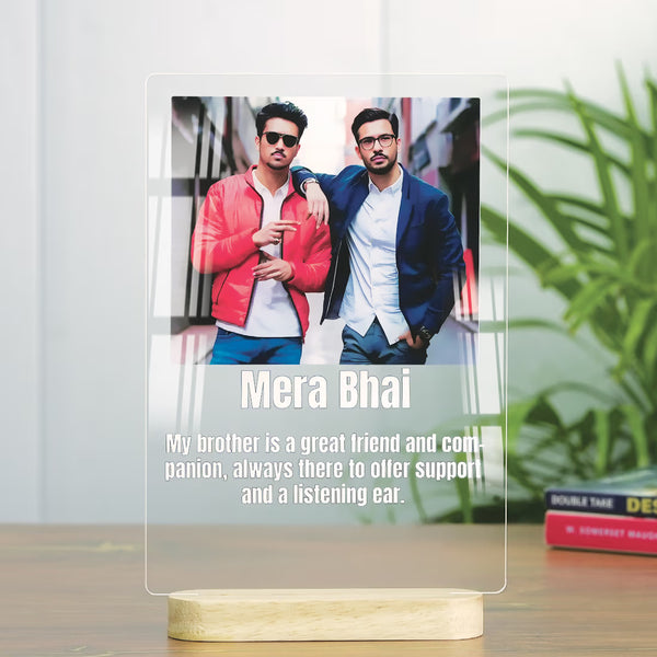 Acrylic Photo Frame with Text and Message
