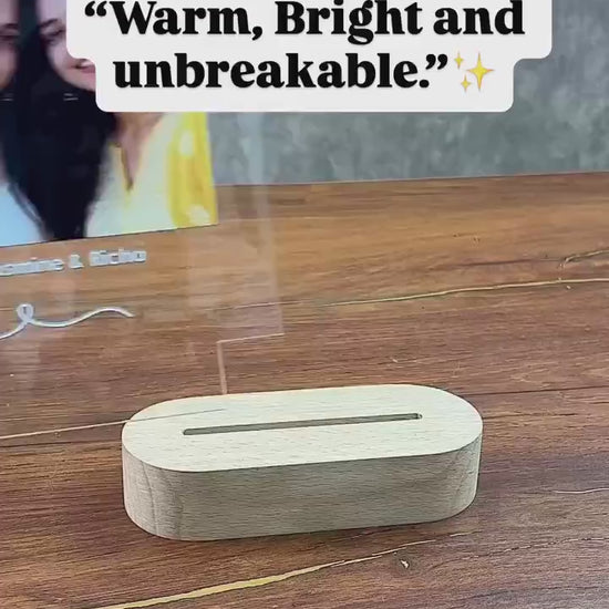 Showcase Video of Besties Acrylic Photo Frame