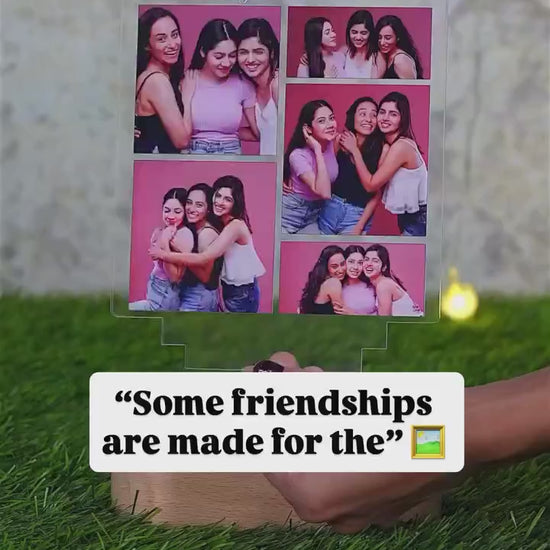 showcase video of My best friend photo frame