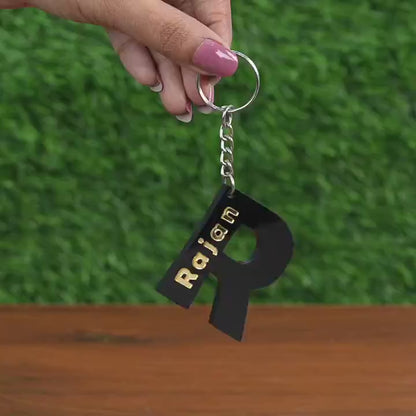 Video demonstrating the premium look of Custom Name Keychain on Backpack and keys