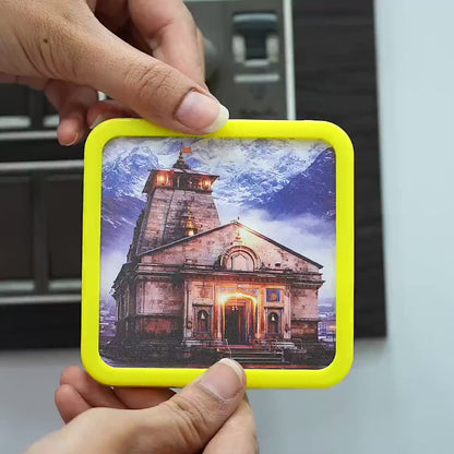Kedarnath Temple Plug-In Acrylic LED Night Lamp