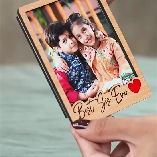 Showcase video of Best sis ever fridge magnet