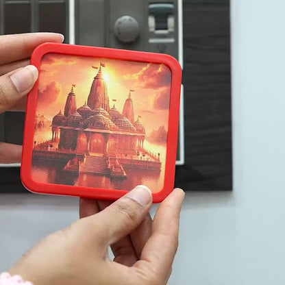 Ram Mandir Plug-In Acrylic LED Night Lamp