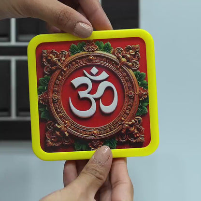 Om Symbol Plug-In Acrylic LED Night Lamp | Fashionury