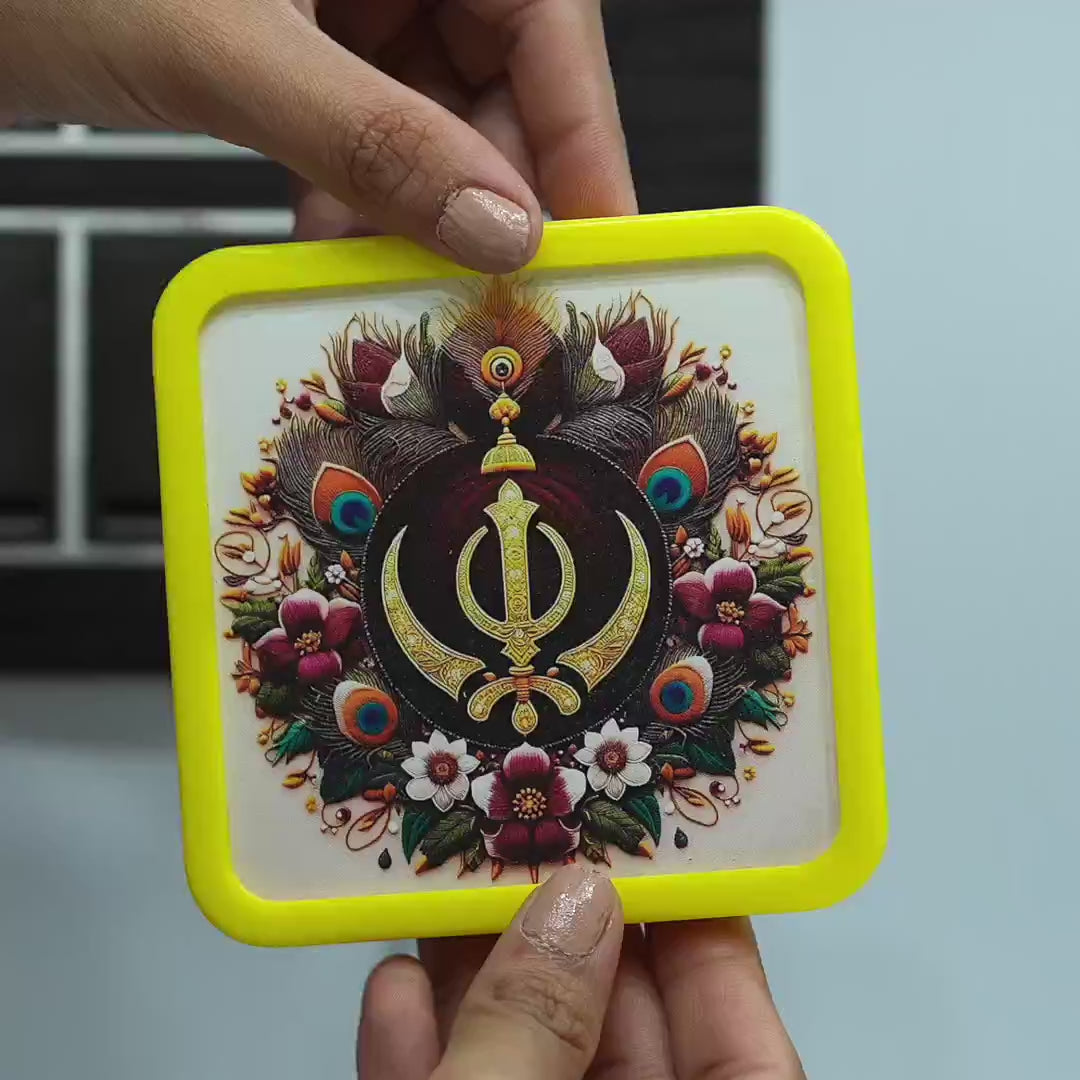 Close-up view of Khalsa-led plug-in Lamp